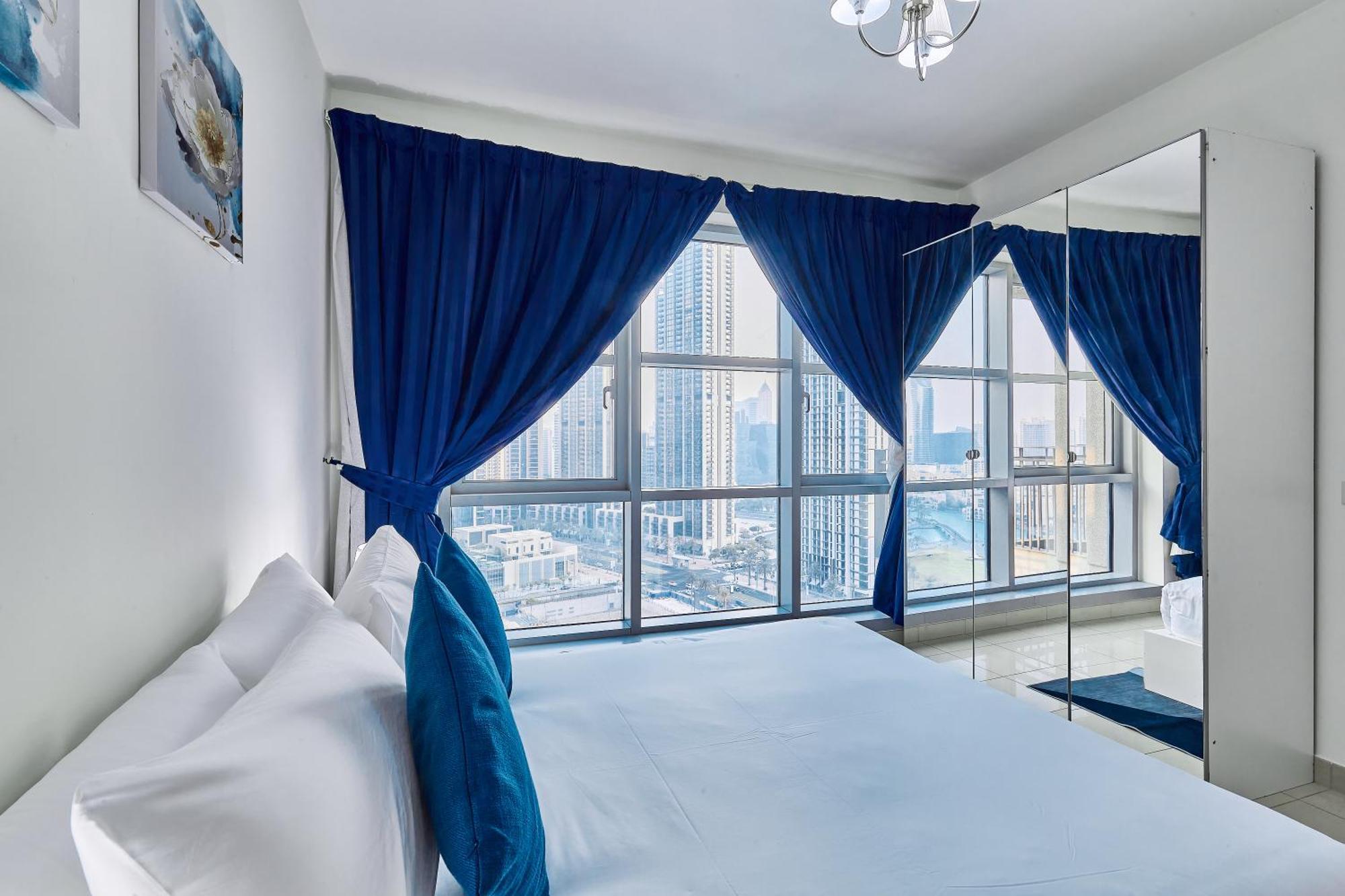 Shukran Homes Lux 1Br With Fountains View Dubái Exterior foto