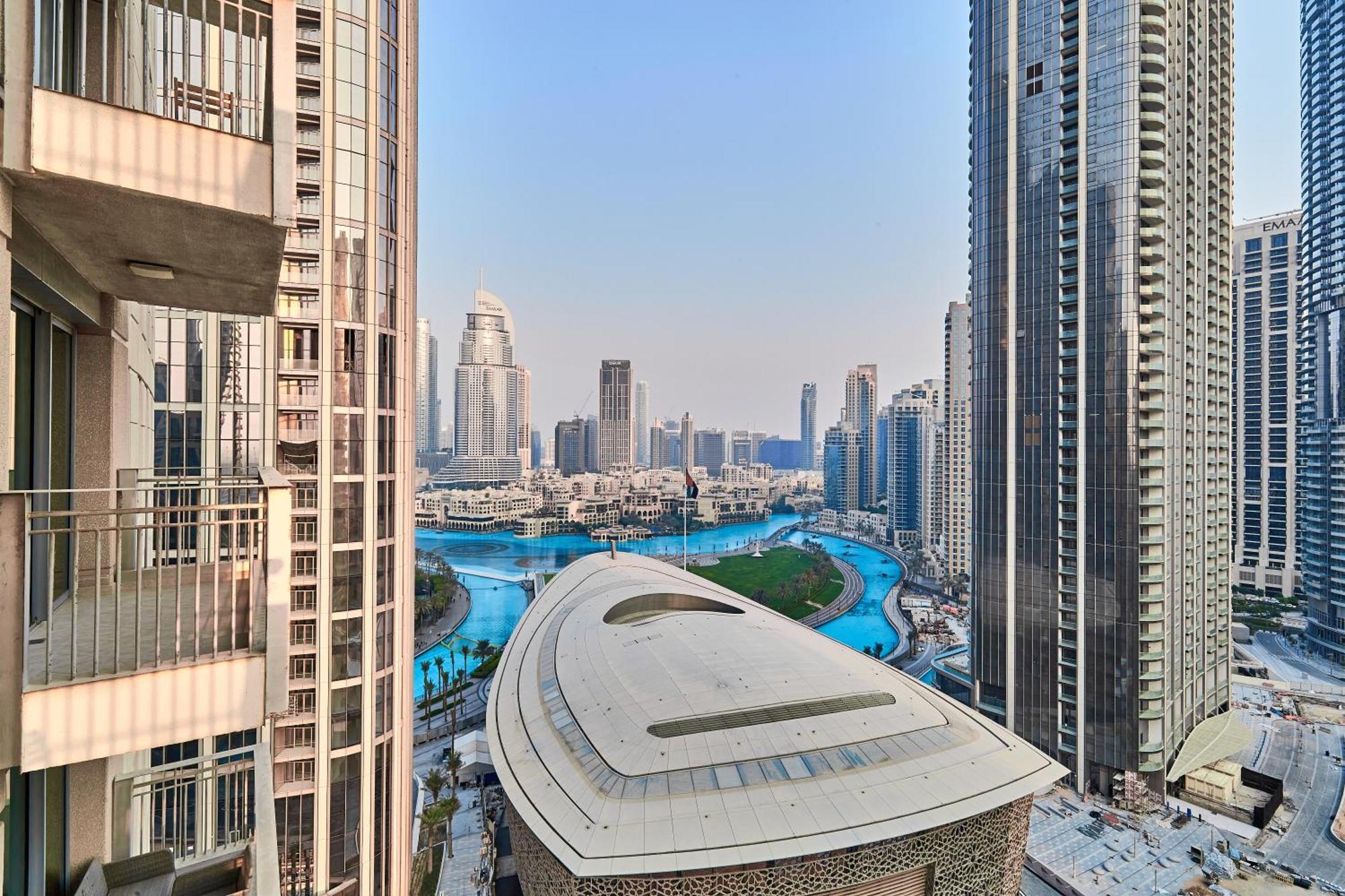 Shukran Homes Lux 1Br With Fountains View Dubái Exterior foto