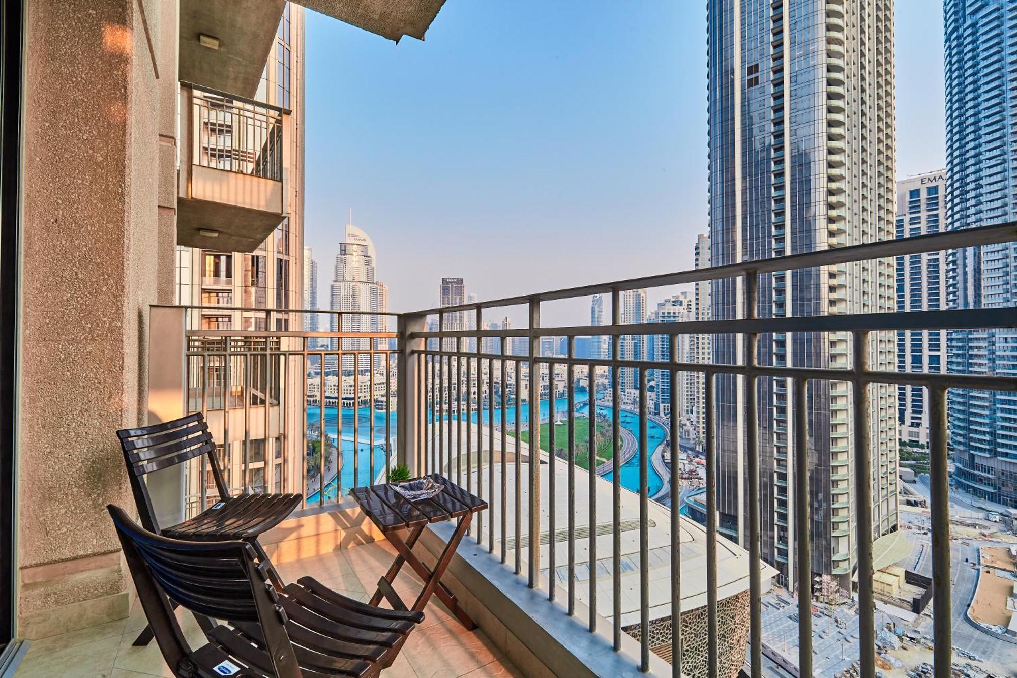 Shukran Homes Lux 1Br With Fountains View Dubái Exterior foto